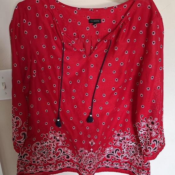 Talbots Blouse SZ - SP and Size Medium avail - Picture 7 of 7
